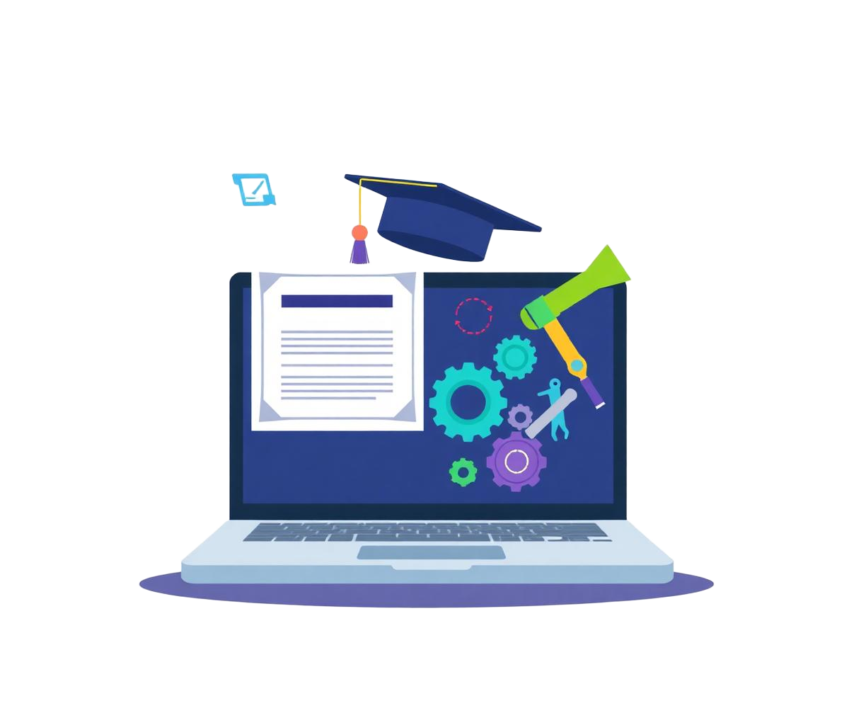 Ilustração educação técnica